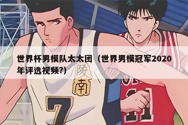 世界杯男模队太太团（世界男模冠军2020年评选视频?）