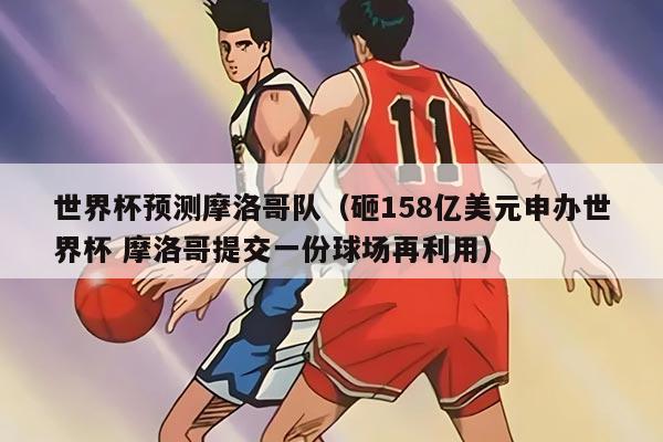 世界杯预测摩洛哥队（砸158亿美元申办世界杯 摩洛哥提交一份球场再利用）